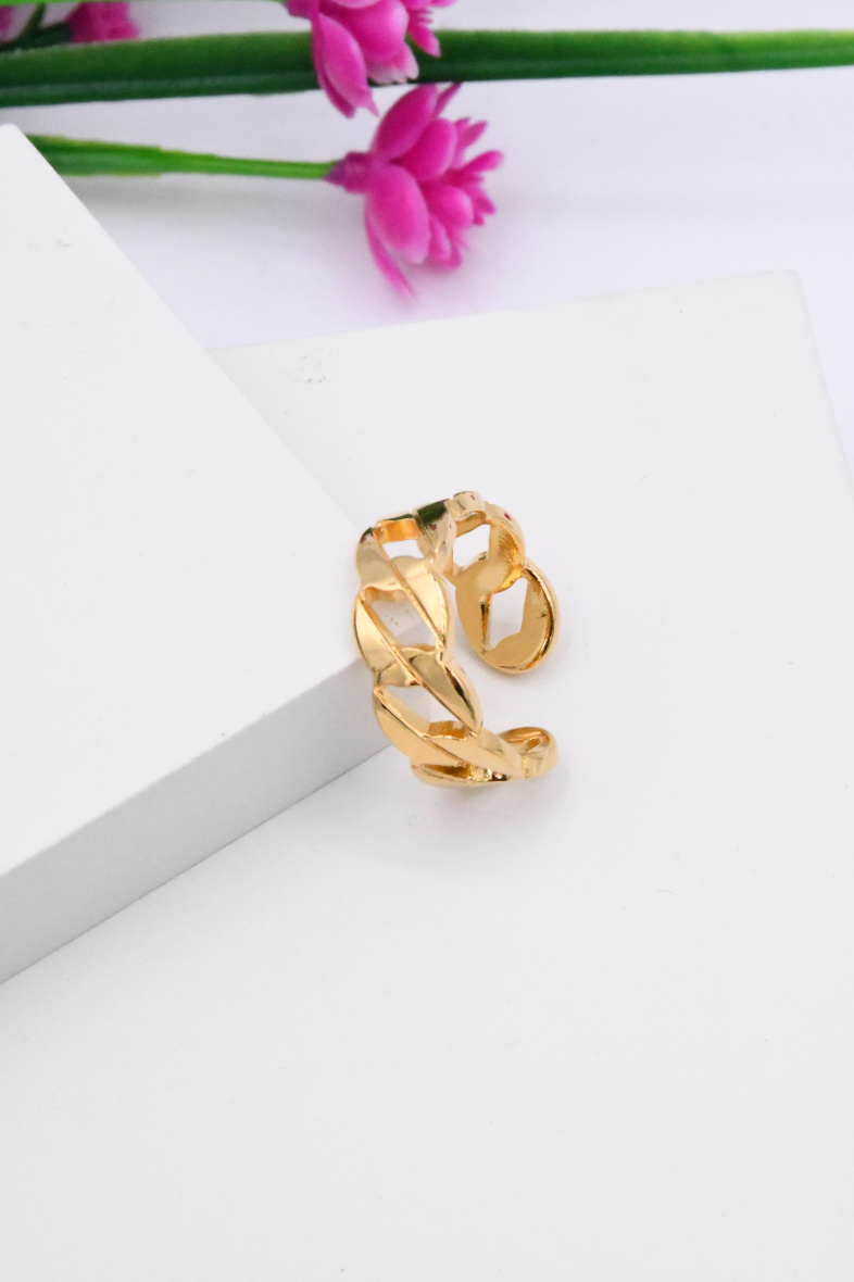 Mayorista ROSA - Anillo de acero inoxidable ajustable