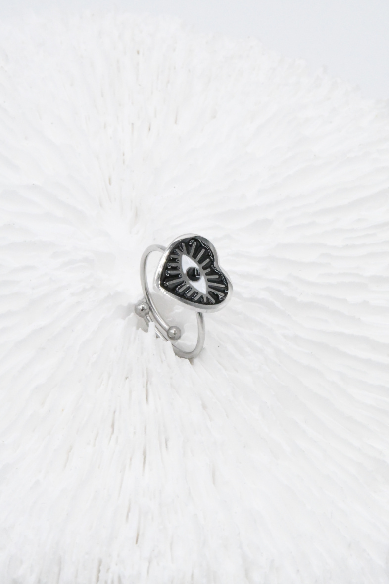 Mayorista ROSA - Anillo de acero inoxidable ajustable