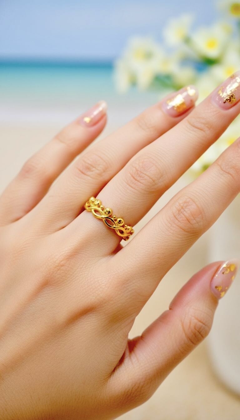 Mayorista ROSA - Anillo de acero inoxidable ajustable