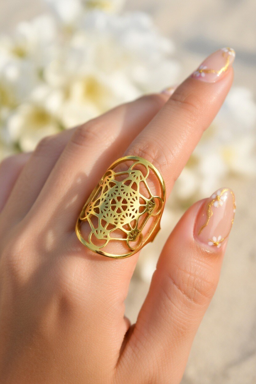 Mayorista ROSA - Anillo ajustable de acero inoxidable