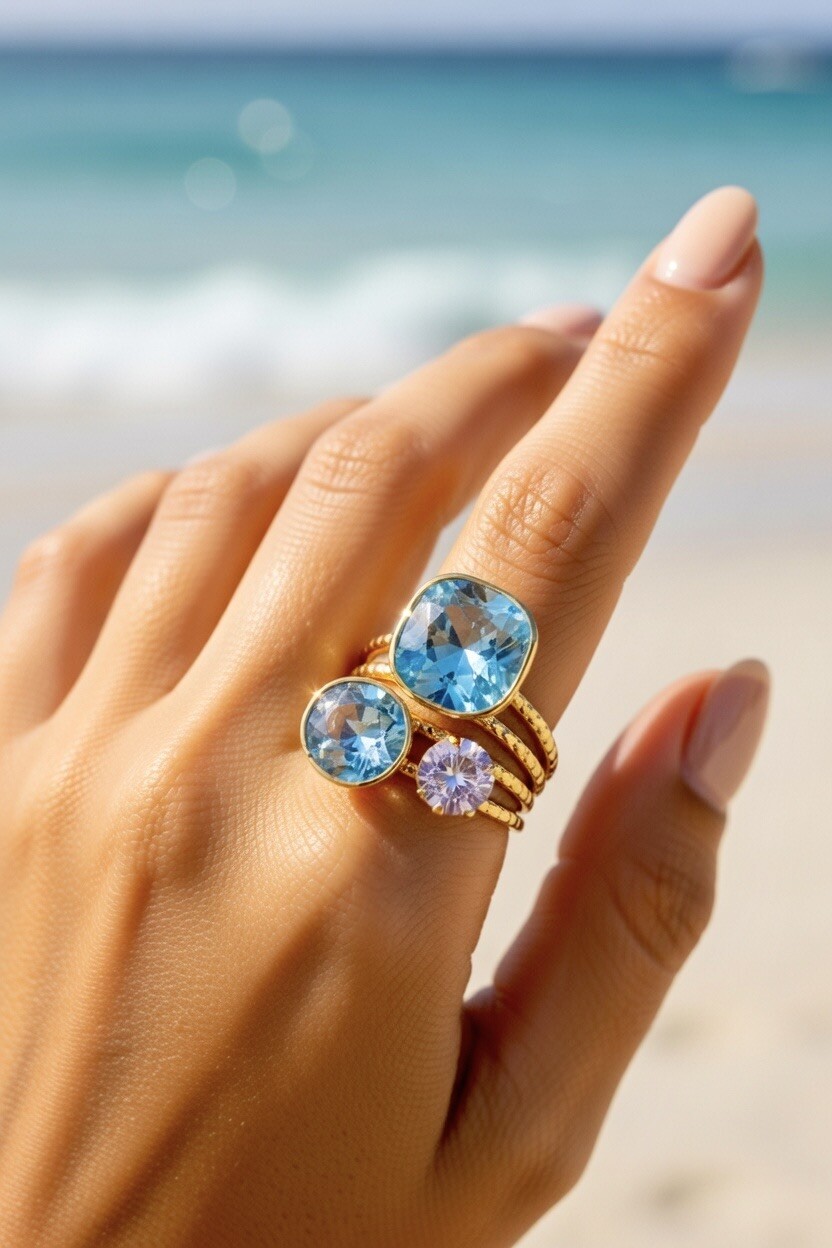 Grossiste ROSA - Bague ajustable en acier inoxydable