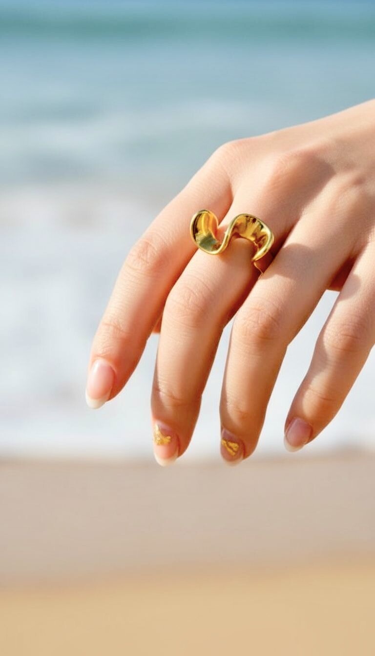 Mayorista ROSA - Anillo ajustable de acero inoxidable