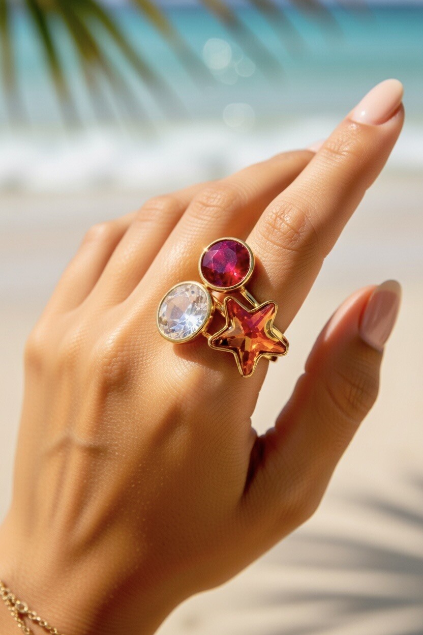 Großhändler ROSA - Verstellbarer Edelstahlring