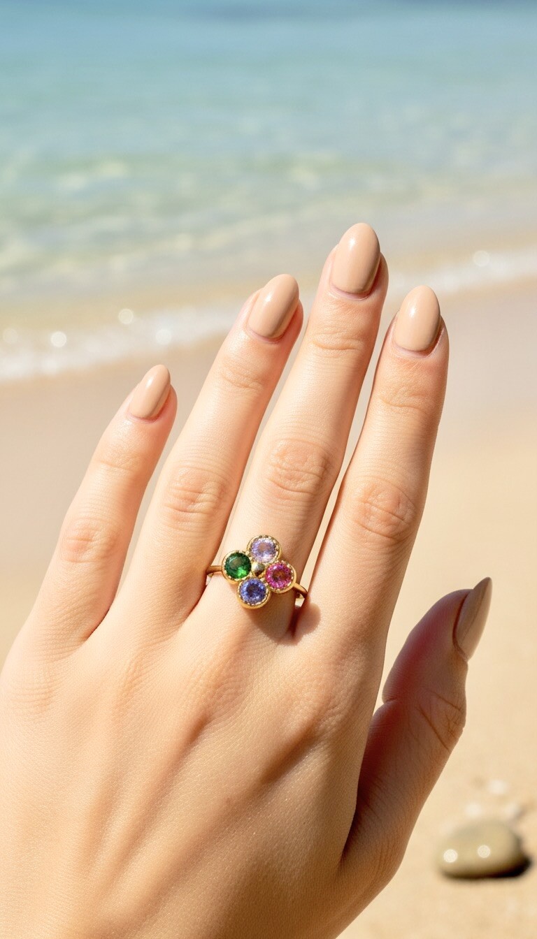 Mayorista ROSA - Anillo ajustable de acero inoxidable