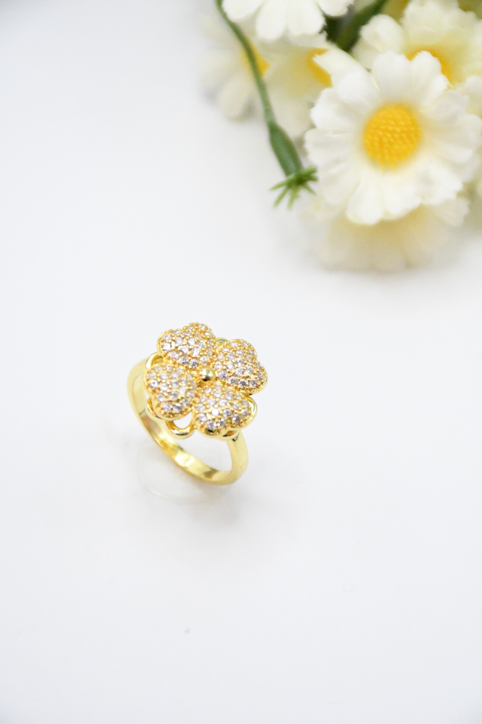 Grossista ROSA - L'anello si gira in strass