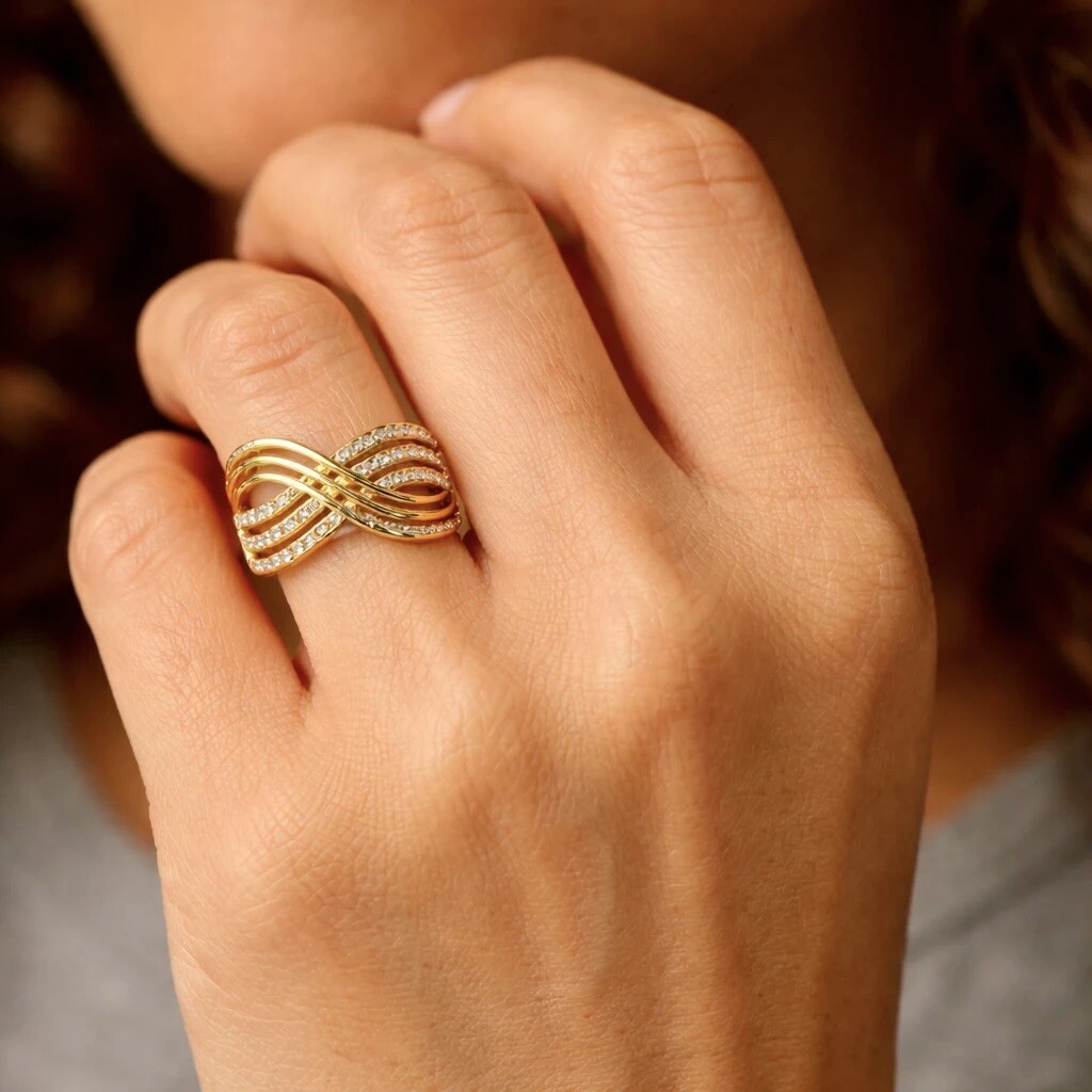 Wholesaler ROSA - Adjustable stainless steel ring