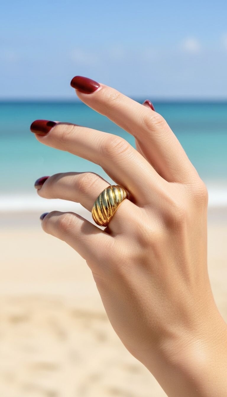 Mayorista ROSA - Anillo ajustable de acero inoxidable