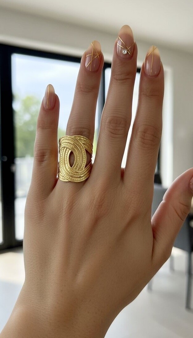 Wholesaler ROSA - Adjustable stainless steel ring