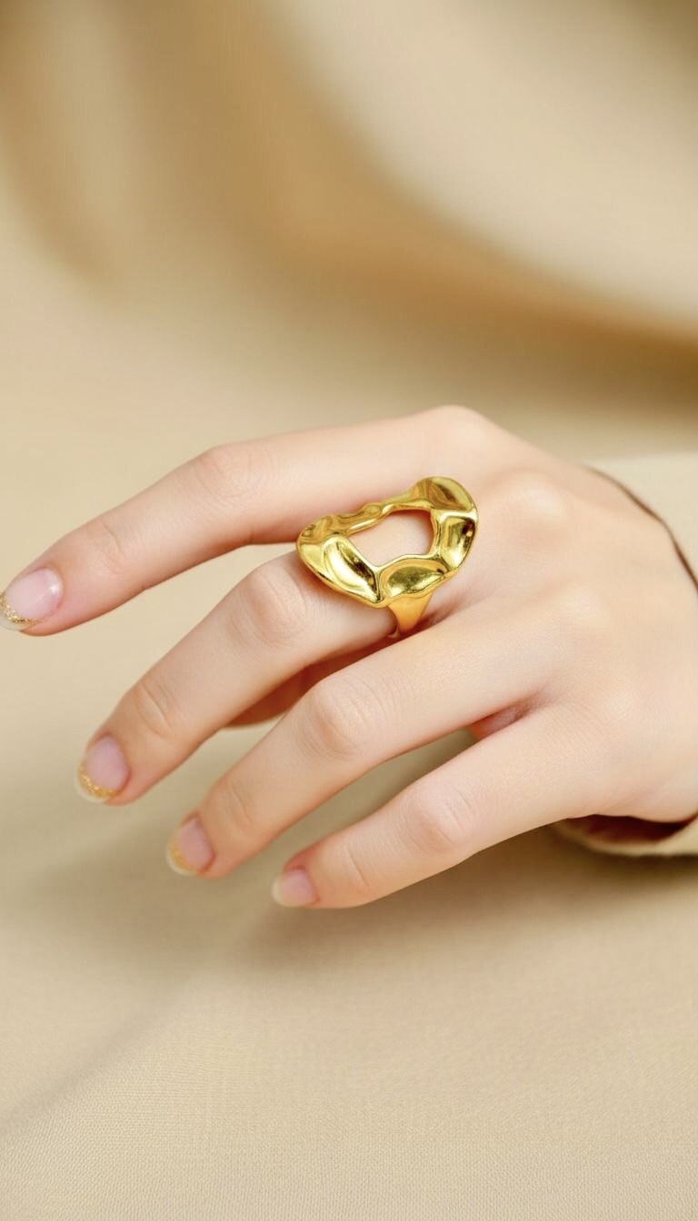 Mayorista ROSA - Anillo ajustable de acero inoxidable