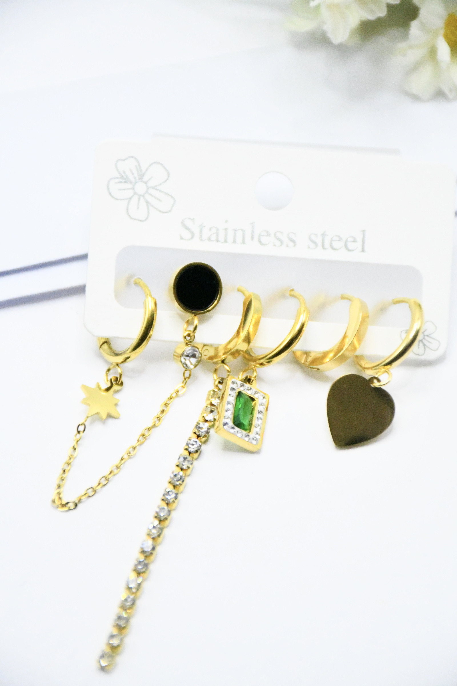 Wholesaler ROSA - Stainless steel earrings