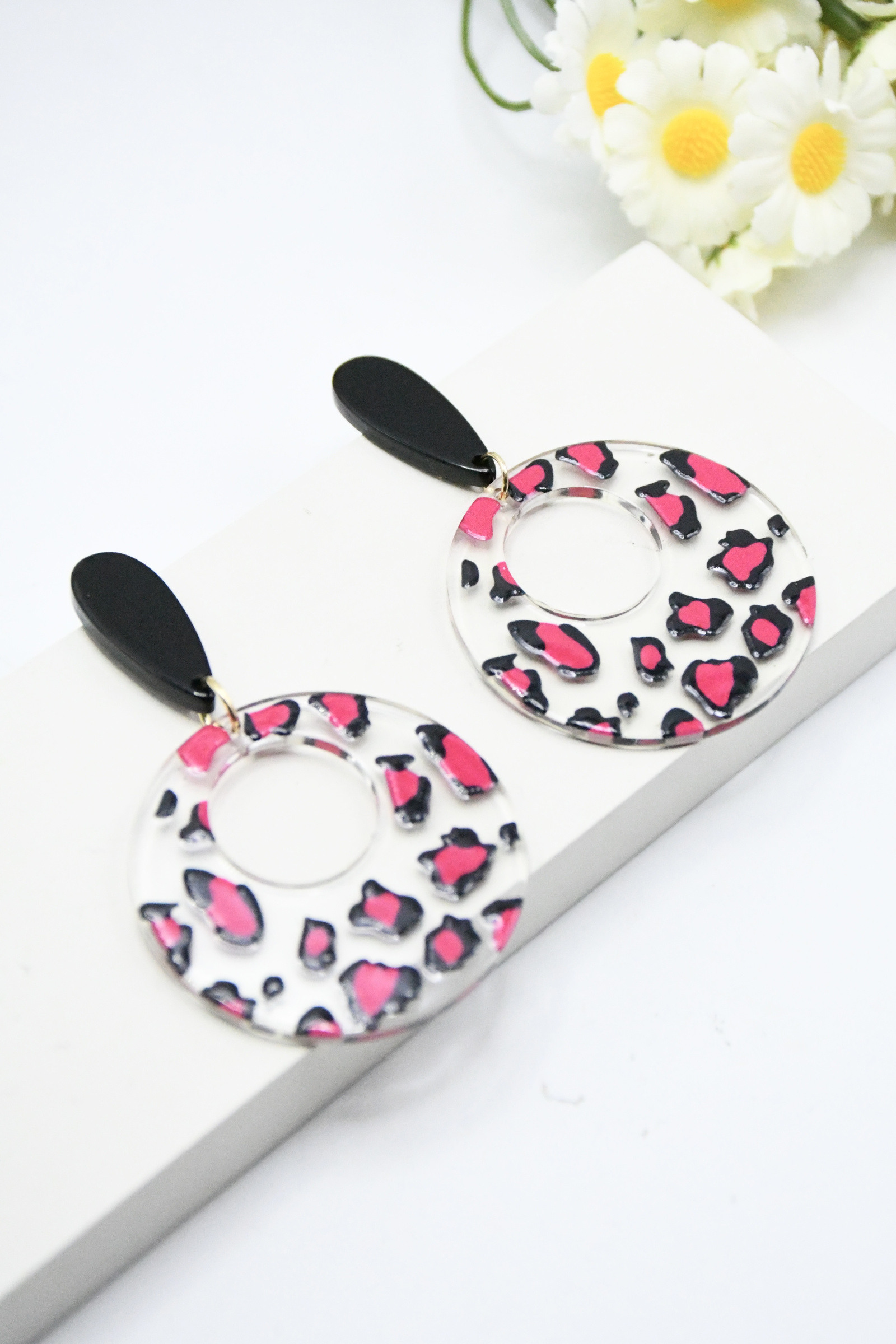 Mayorista ROSA - Pendientes de acero inoxidable