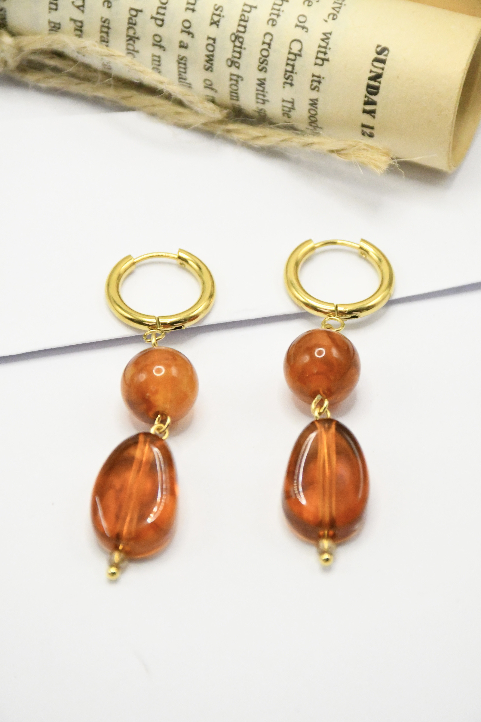 Mayorista ROSA - Pendientes de acero inoxidable