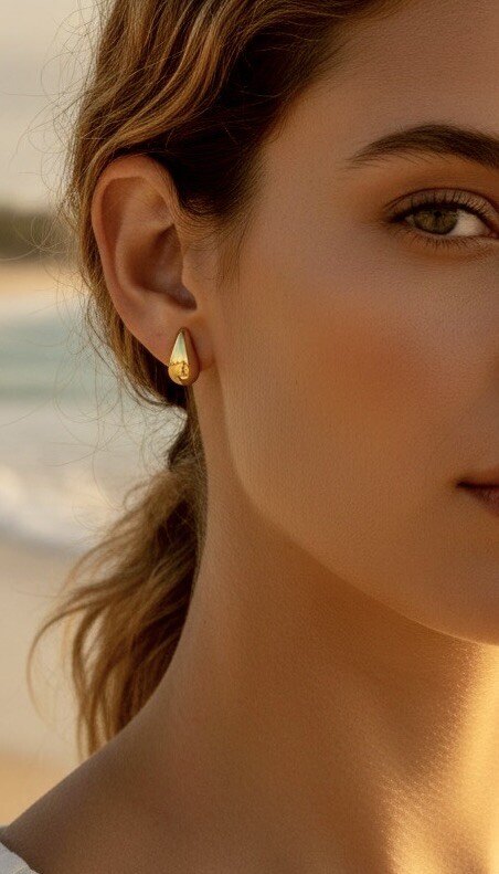Mayorista ROSA - Pendientes de acero inoxidable