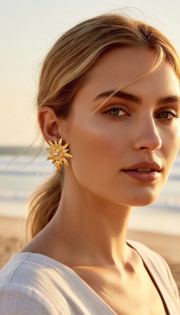 Wholesaler ROSA - Stainless steel pearl earrings