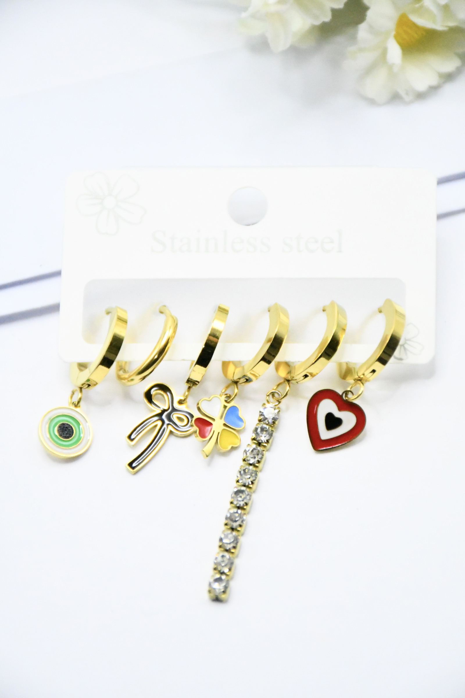 Wholesaler ROSA - Stainless steel earrings