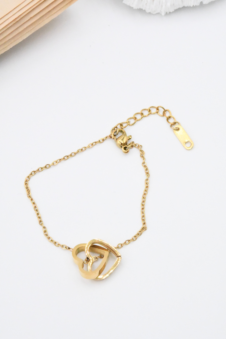 Mayorista ROSA - Brazalete de acero inoxidable