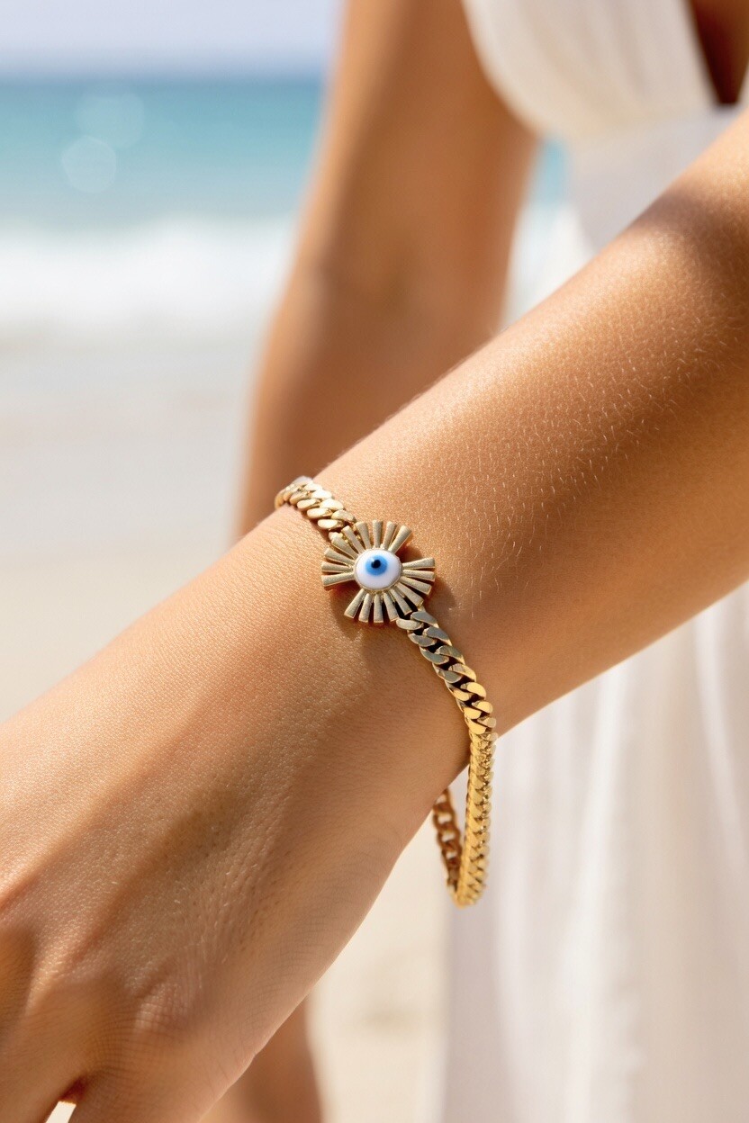 Mayorista ROSA - Brazalete de acero inoxidable