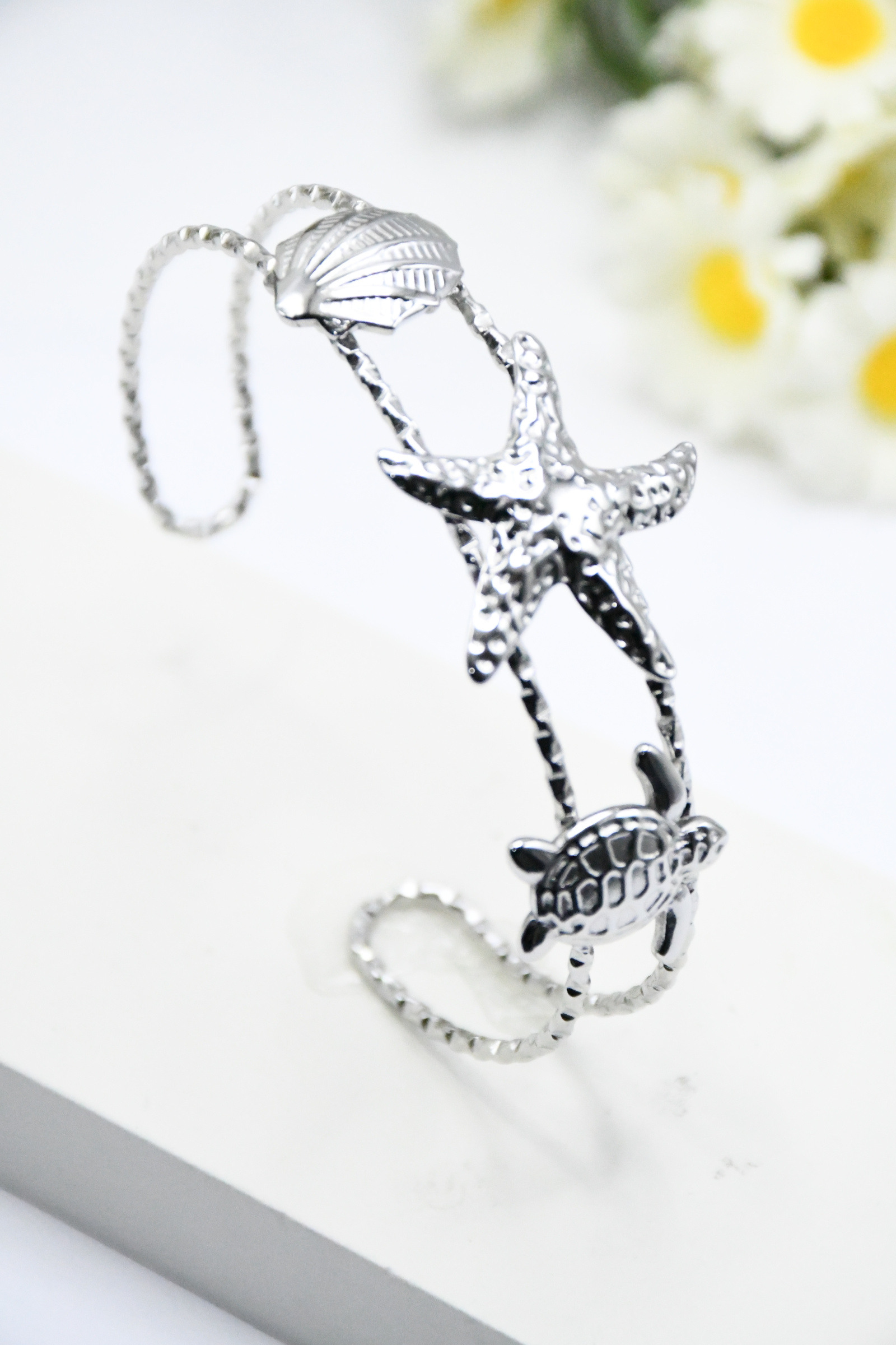 Mayorista ROSA - Pulsera de estilo de acero inoxidable