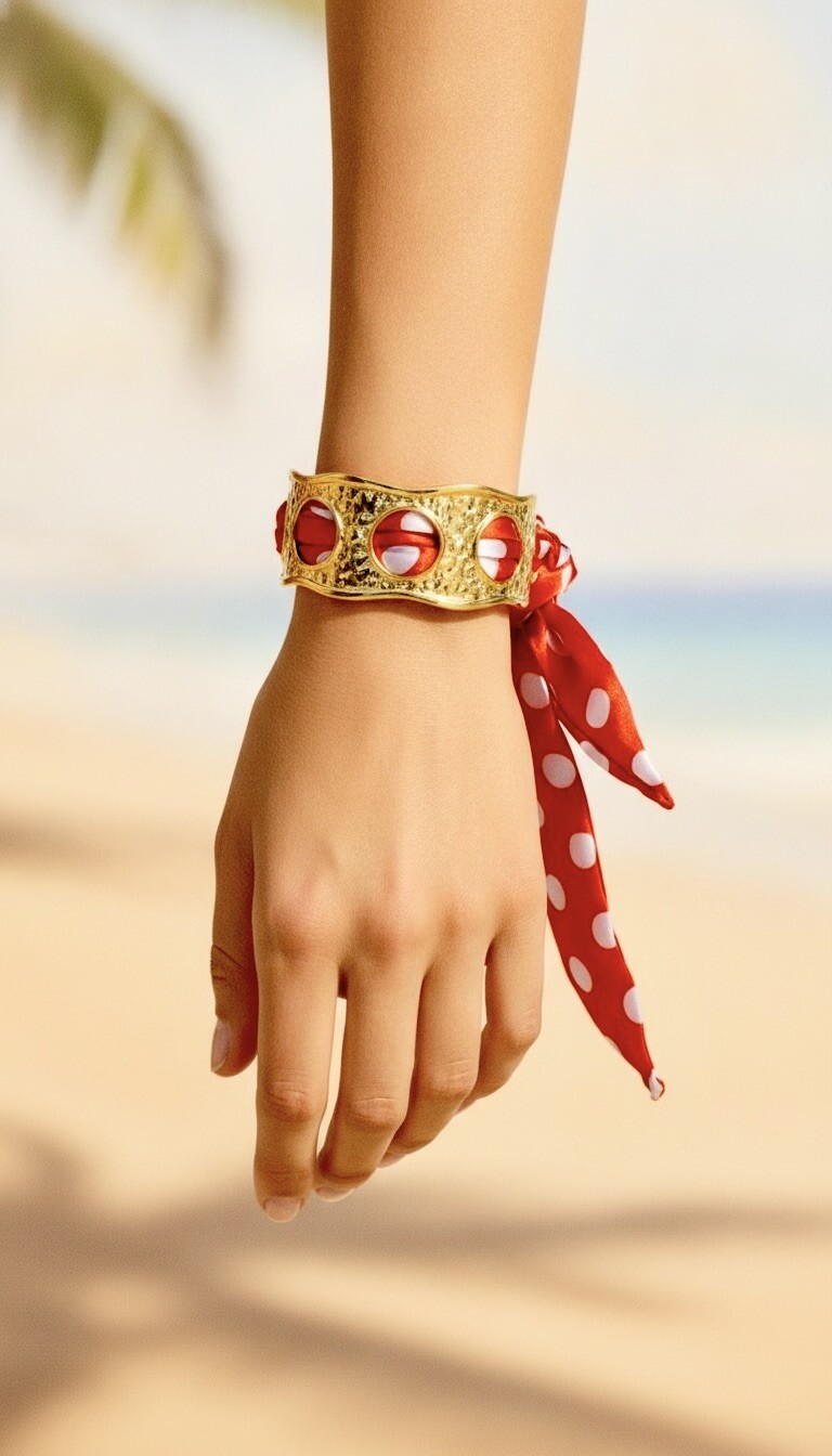 Wholesaler ROSA - Stainless steel scarf bangle