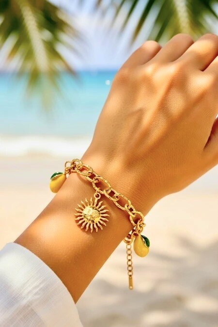 Wholesaler ROSA - Lemon stainless steel bracelet