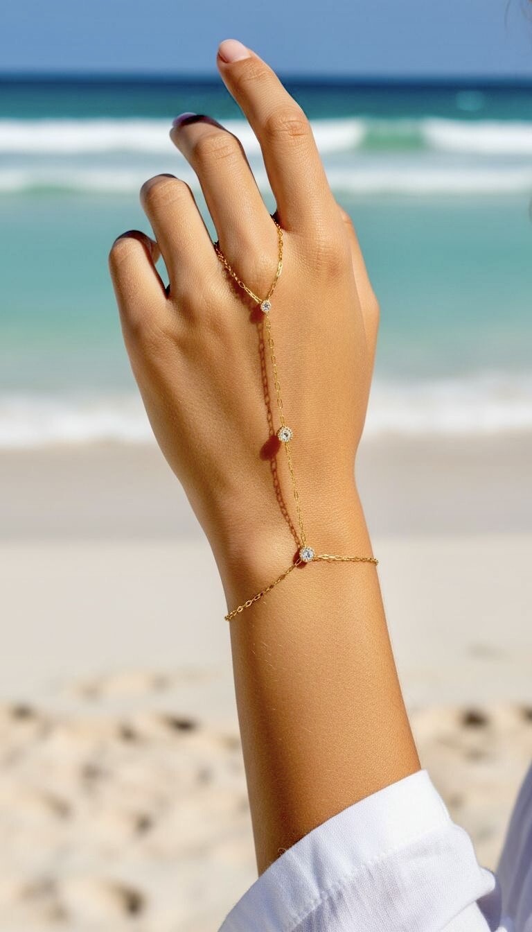 Mayorista ROSA - Pulsera con anillo de acero inoxidable