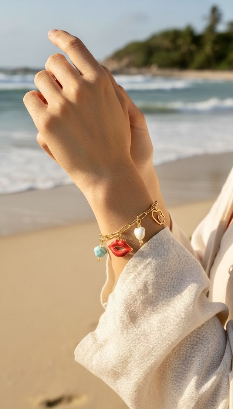 Mayorista ROSA - Pulsera de acero inoxidable