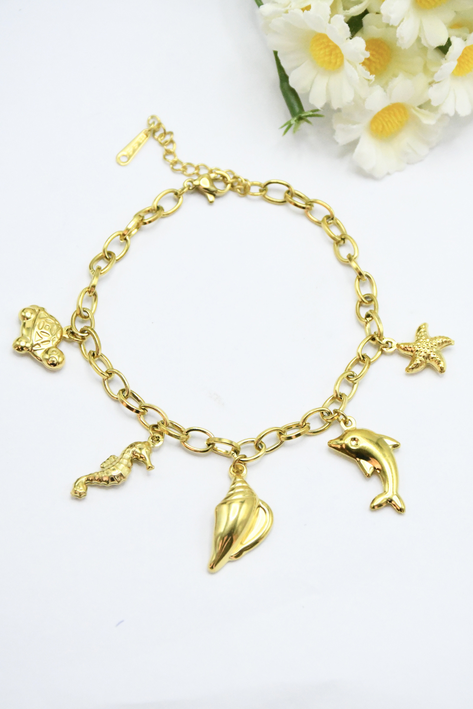Mayorista ROSA - Pulsera de estilo de acero inoxidable