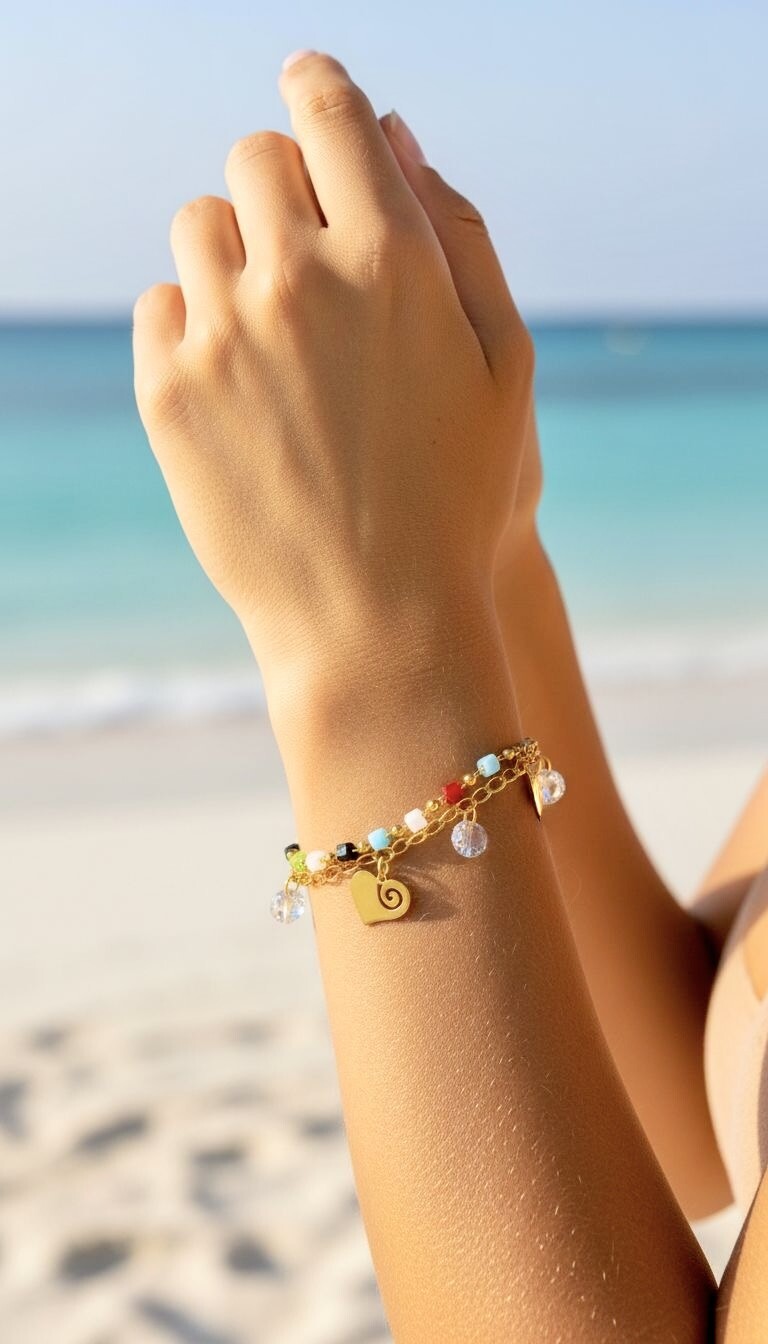 Mayorista ROSA - Pulsera de acero inoxidable