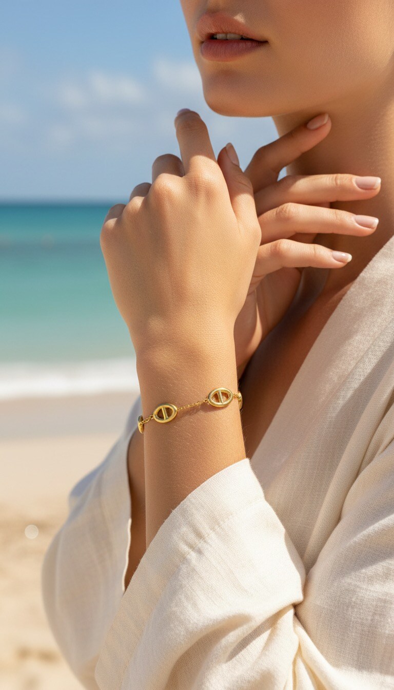 Mayorista ROSA - Pulsera de acero inoxidable