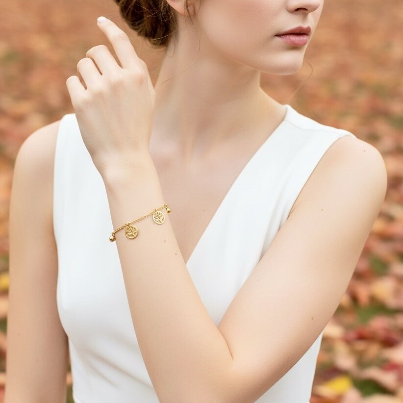 Mayorista ROSA - Pulsera de acero inoxidable