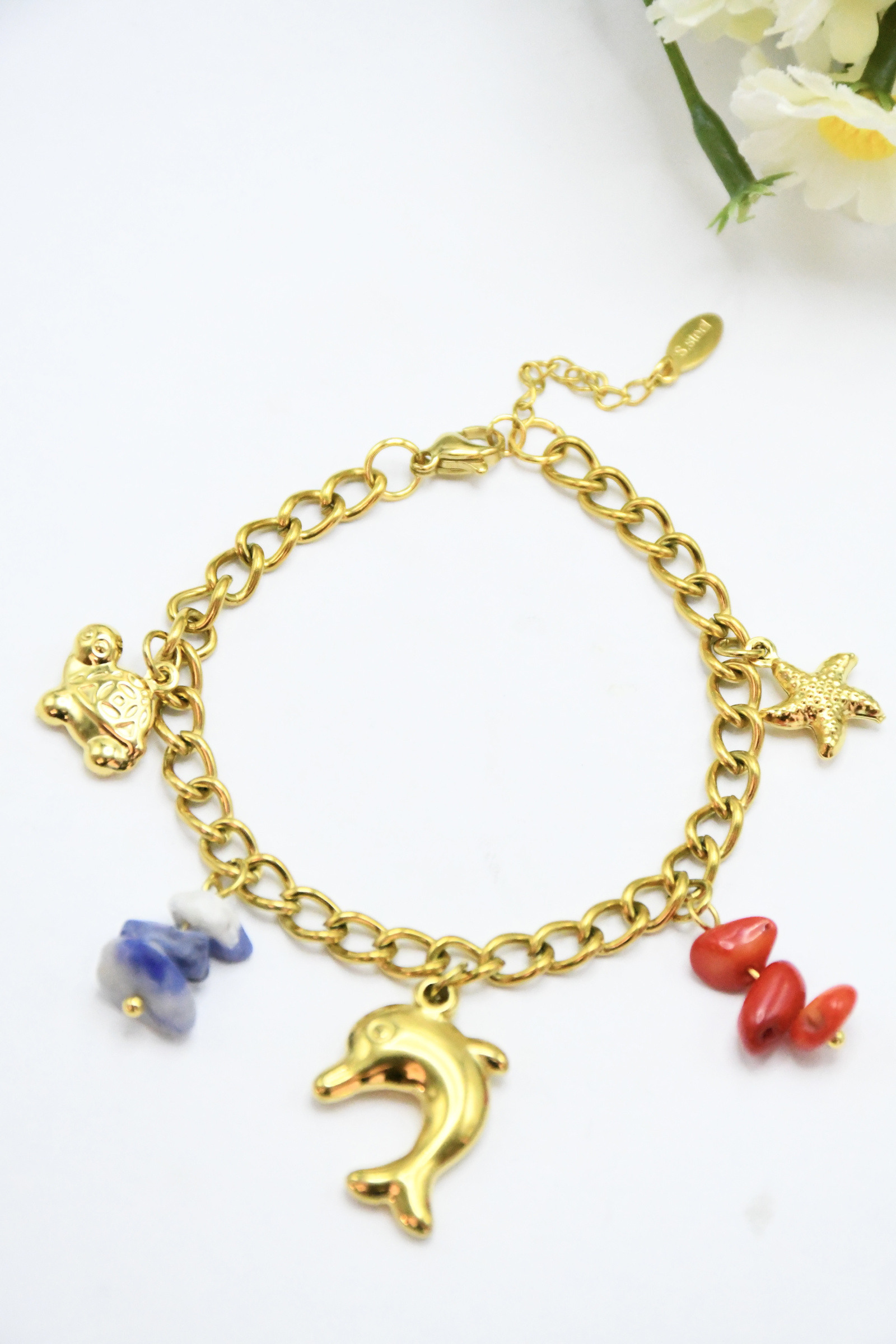 Mayorista ROSA - Pulsera de acero inoxidable