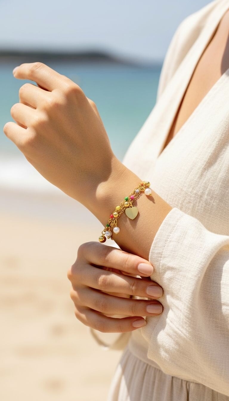 Mayorista ROSA - Pulsera de acero inoxidable