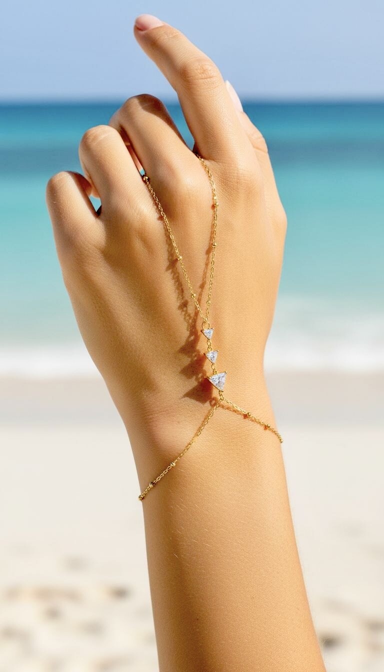 Mayorista ROSA - Pulsera con anillo de acero inoxidable