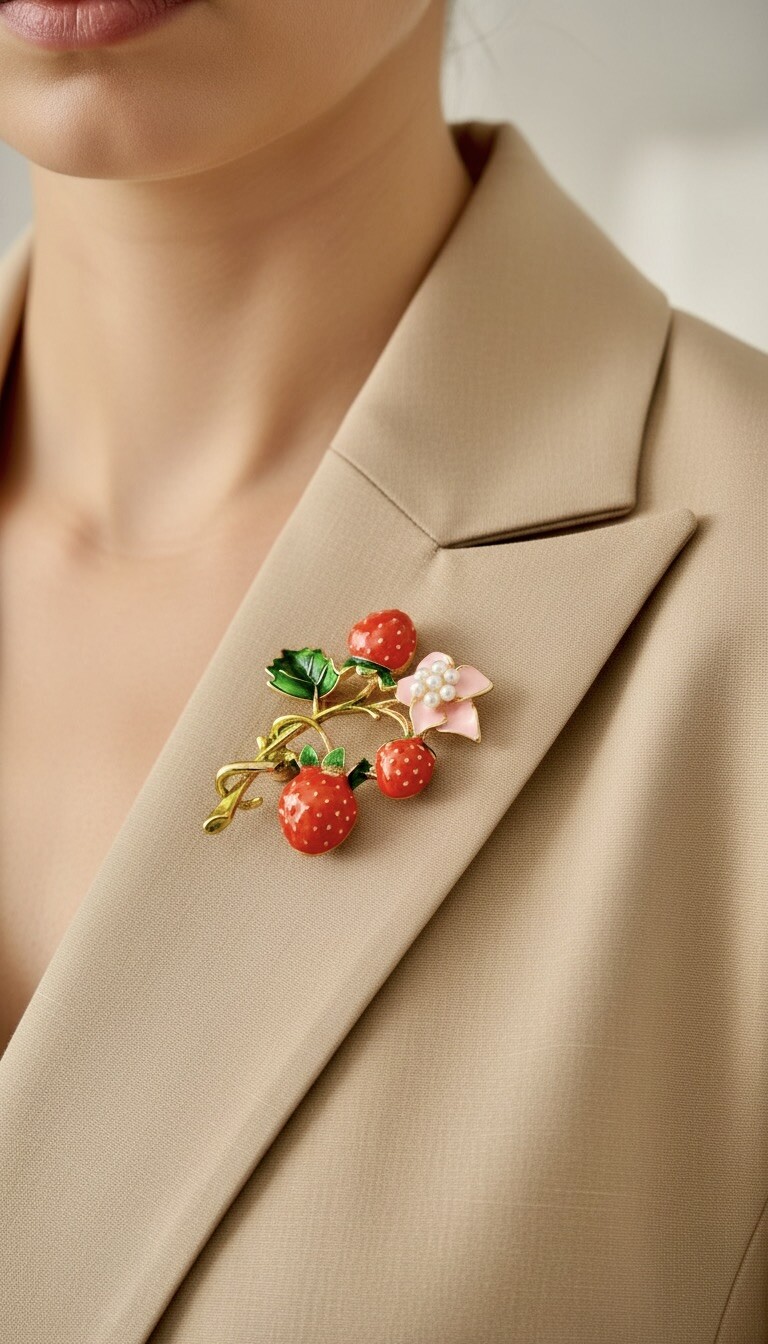Grossiste ROSA - Broche fantaisie
