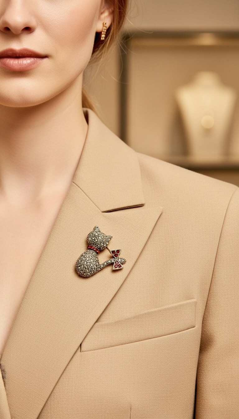 Grossiste ROSA - Broche fantaisie