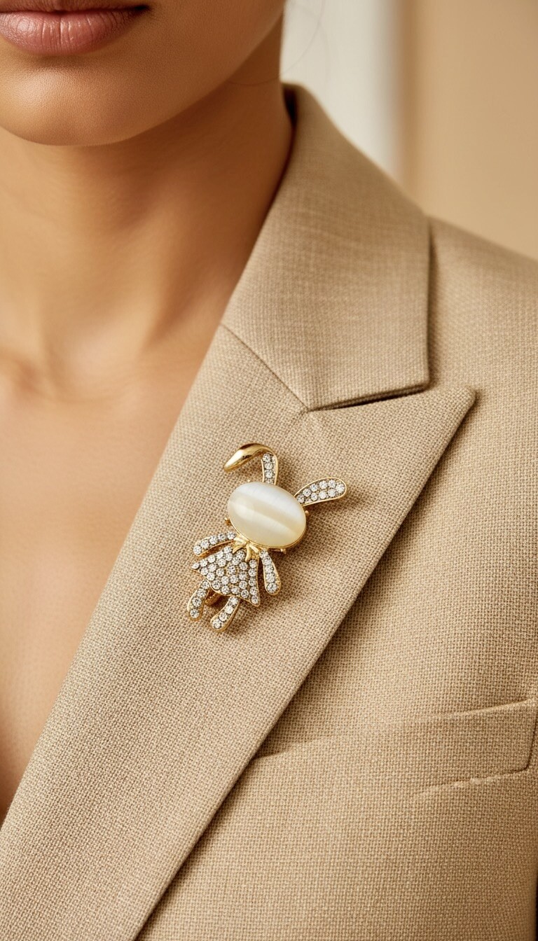 Grossiste ROSA - Broche fantaisie