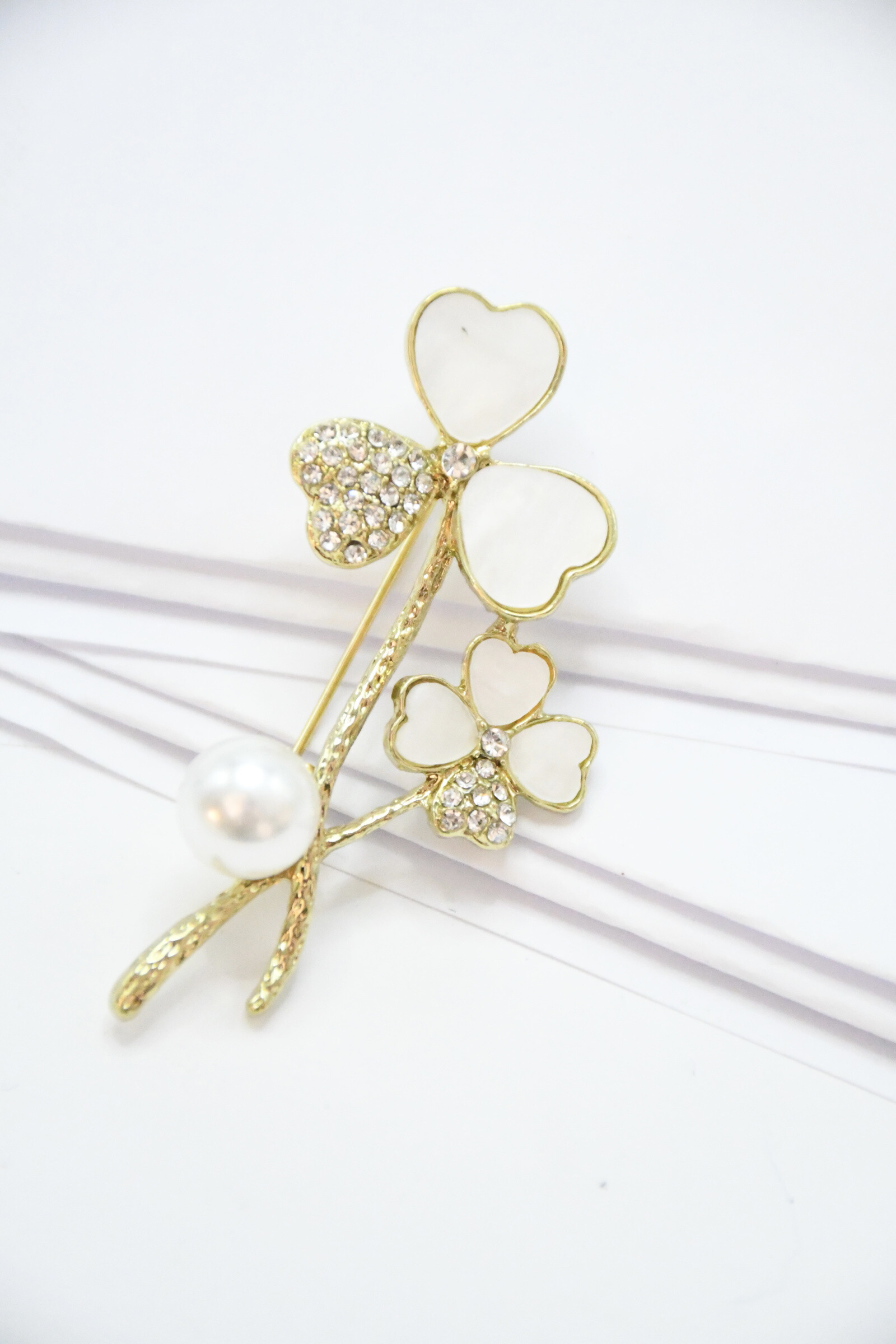 Mayorista ROSA - Broches chapados en oro