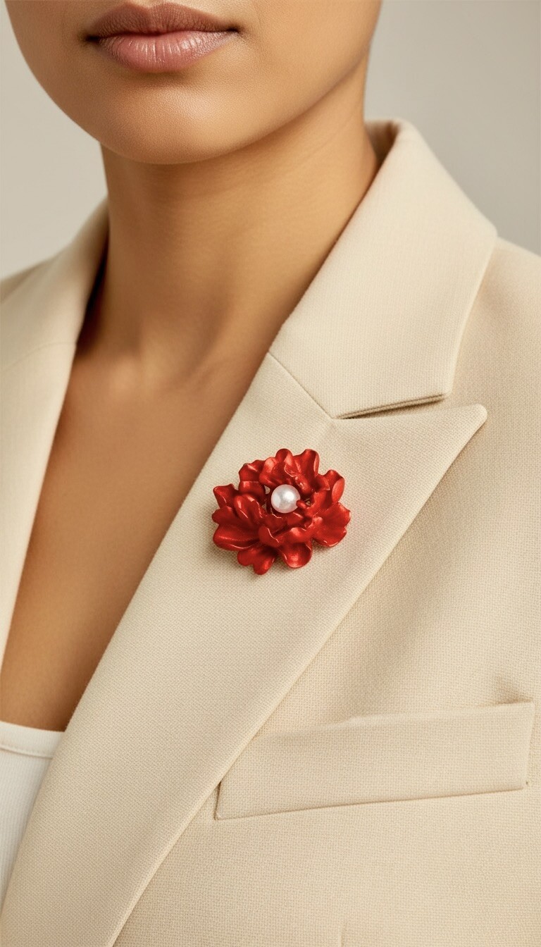 Grossiste ROSA - Broche fantaisie