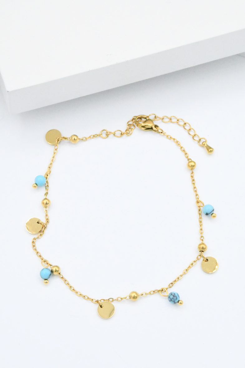 Wholesaler ROSA - Stainless steel anklets