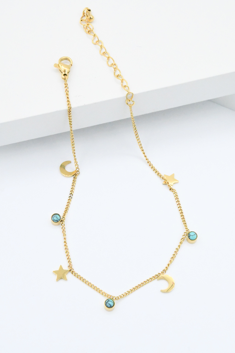 Wholesaler ROSA - Stainless steel anklets