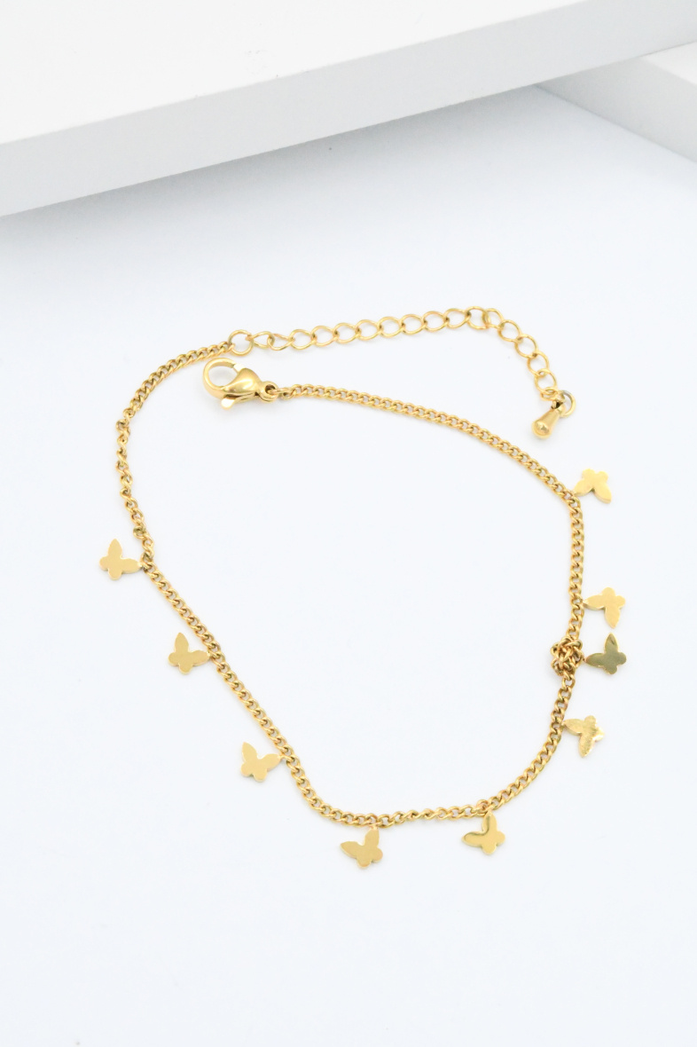 Wholesaler ROSA - Stainless steel anklets