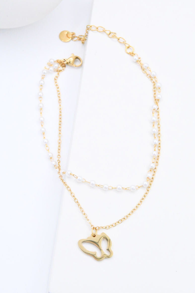 Wholesaler ROSA - Stainless steel anklets