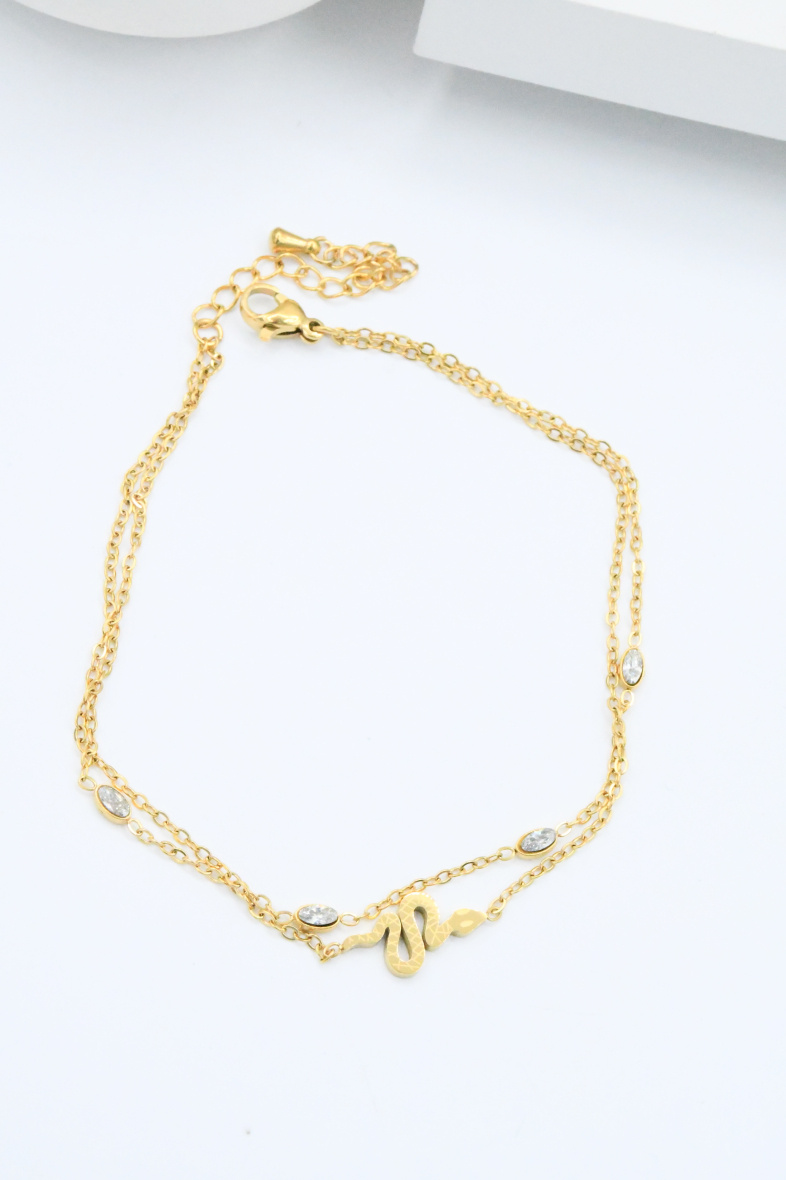 Wholesaler ROSA - Stainless steel anklets