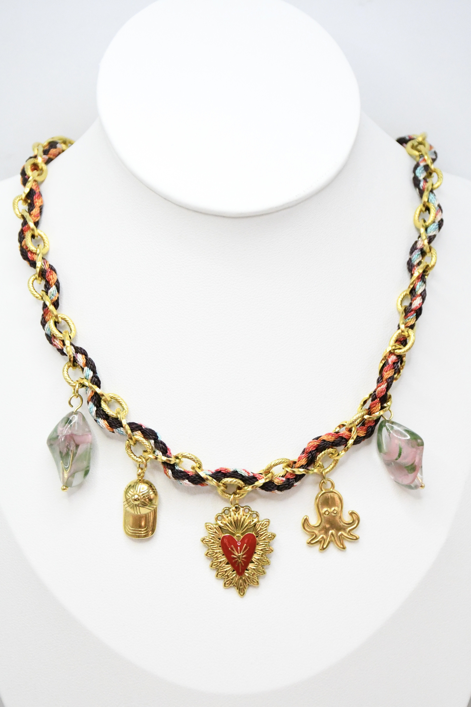 Mayorista ROSA - Collar de acero inoxidable