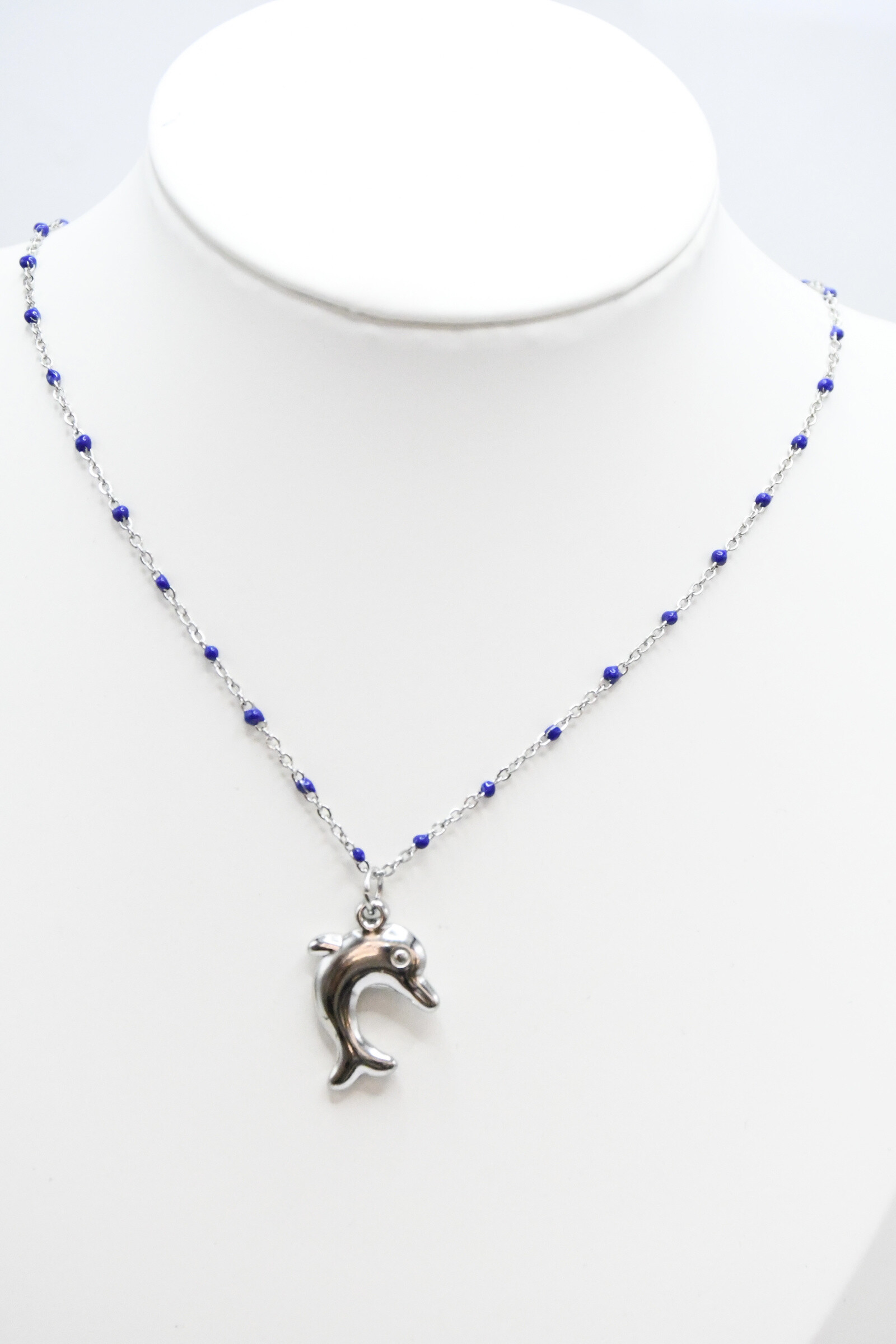 Wholesaler ROSA - Stainless steel dolphin necklace