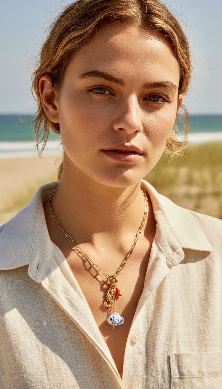 Grossiste ROSA - Collier en acier inoxydable