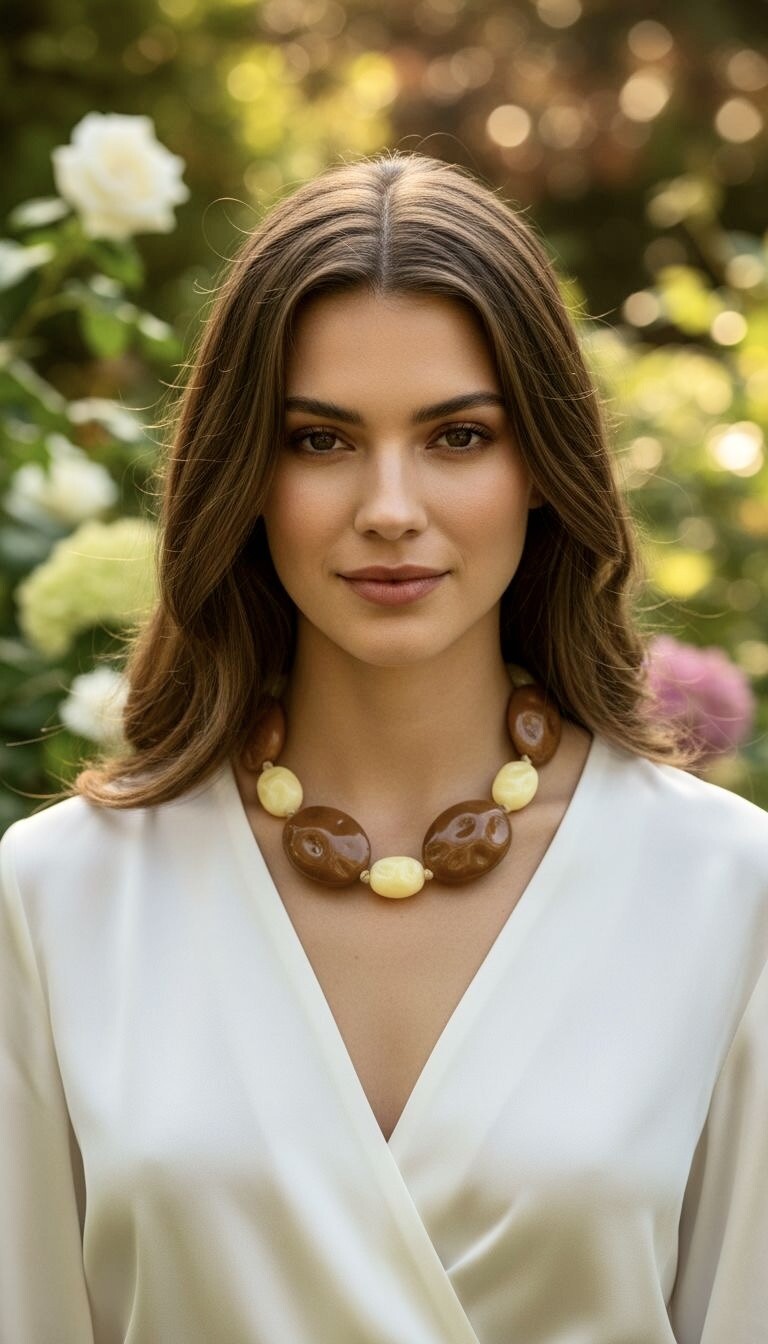 Mayorista ROSA - Collar de resina