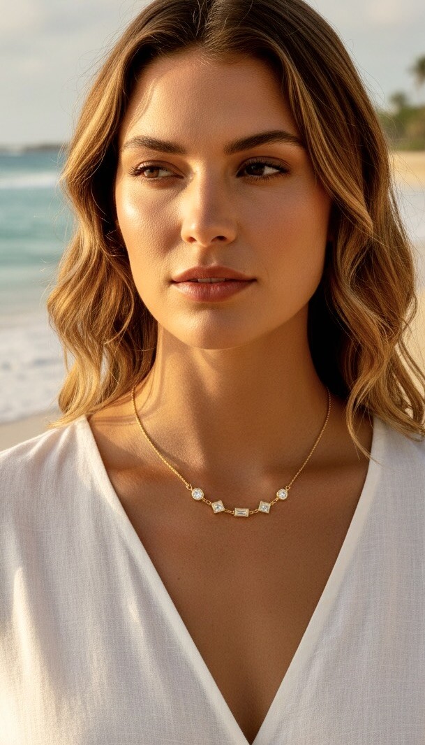 Mayorista ROSA - Collar de acero inoxidable