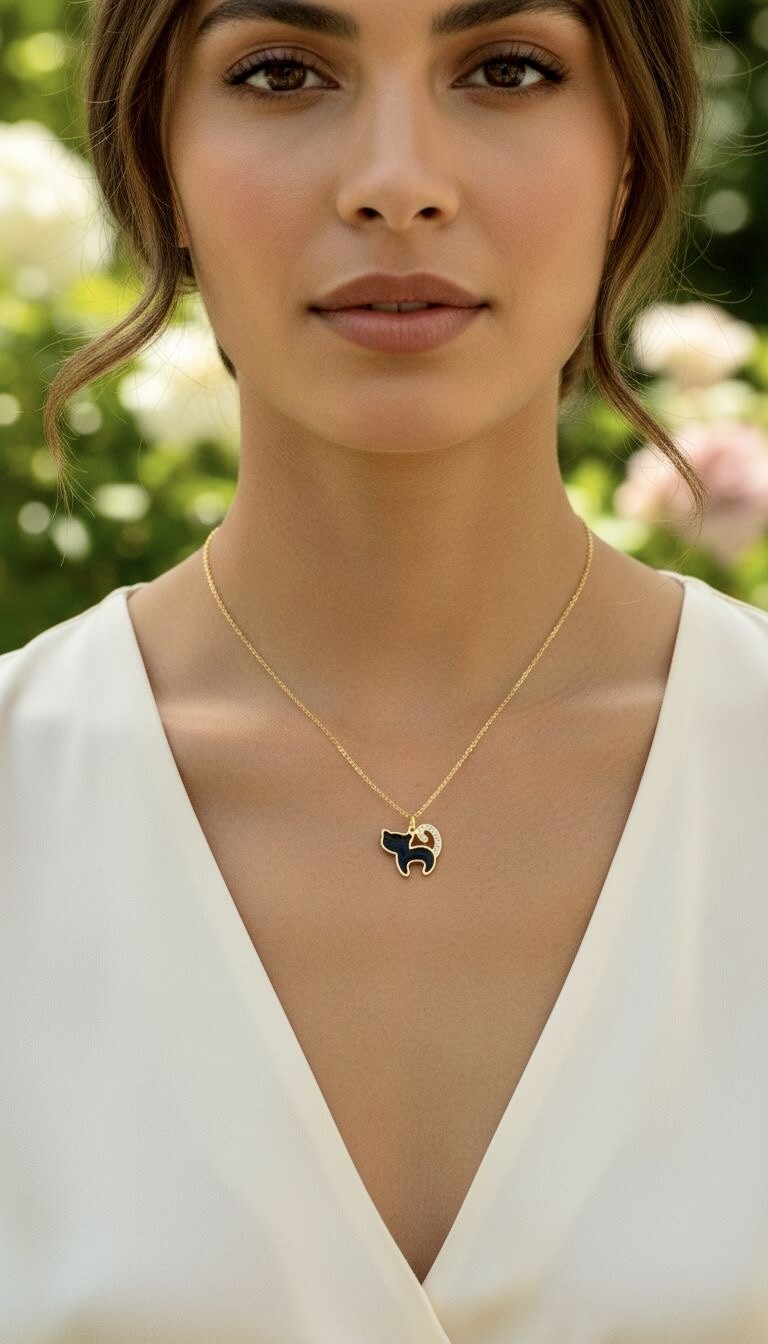 Grossista ROSA - Collana per gatti in acciaio inossidabile