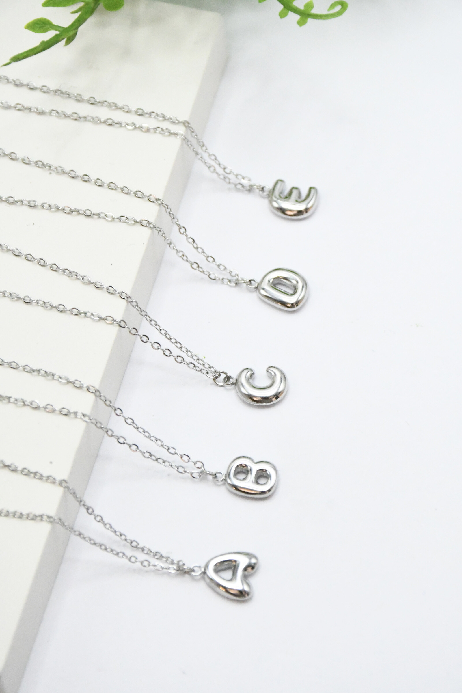 Wholesaler ROSA - Necklace all stainless steel letters